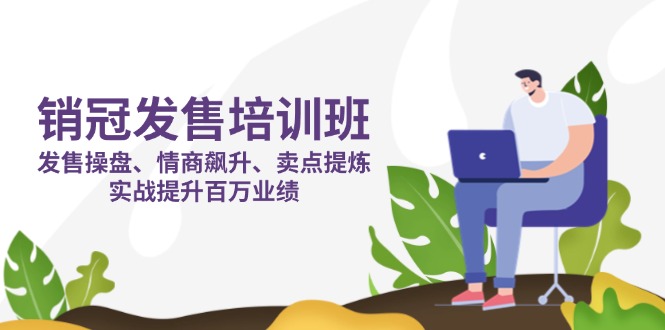销冠 发售培训班：发售 操盘+情商 飙升+卖点 提炼，实战提升百万业绩-财兔窝项目网