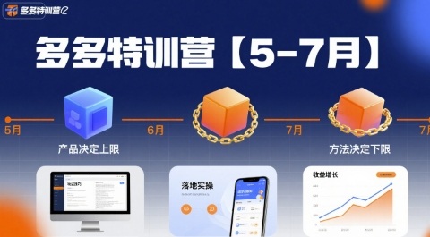 多多特训营【5-7月】产品决定上限，方法决定下限，各种玩法技巧落地实操-财兔窝项目网