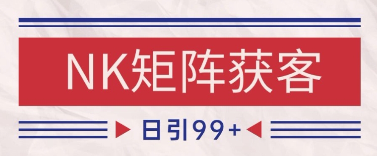小红书某音NK赛道引流获客 自热矩阵日引200+【揭秘】-财兔窝项目网
