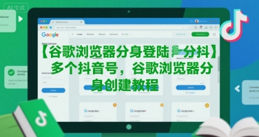 谷歌浏览器分身登陆多个抖音号，谷歌浏览器分身创建教程-财兔窝项目网