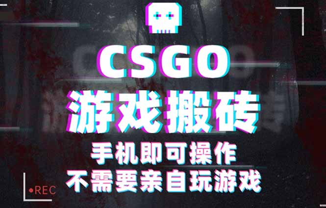 CSGO游戏挂机捡漏，单日扫货500+，年底小高峰上车可吃肉，手机即可操作…-财兔窝项目网
