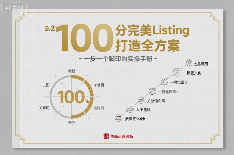 100分完美Listing打造全方案，想要完美listing必须是需要一步一个脚印的-财兔窝项目网