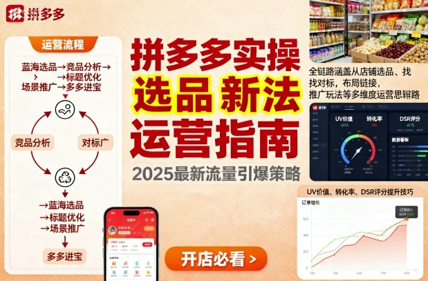 王校长9月12拼多多实操新玩法，全链路涵盖从店铺选品、找对标，布局链接，推广玩法等多维度运营思路-财兔窝项目网
