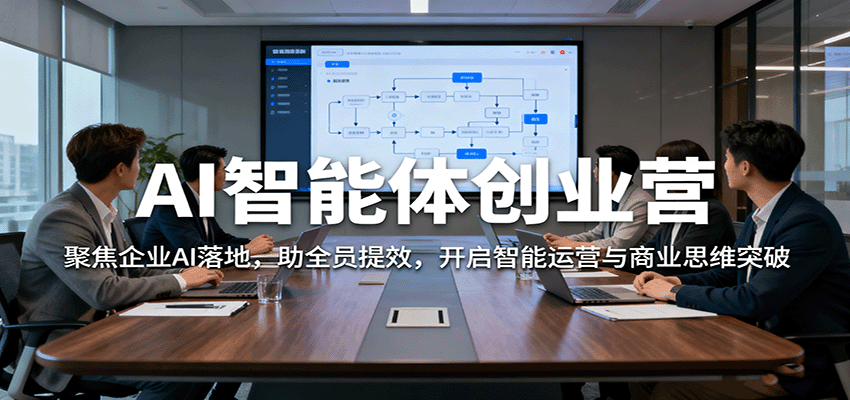AI智能体创业营：聚焦企业AI落地，助全员提效，开启智能运营与商业思维突破-财兔窝项目网