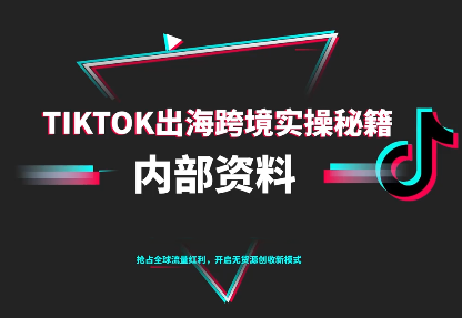 TikTok跨境电商0-1搭建运营(更新10月)-财兔窝项目网