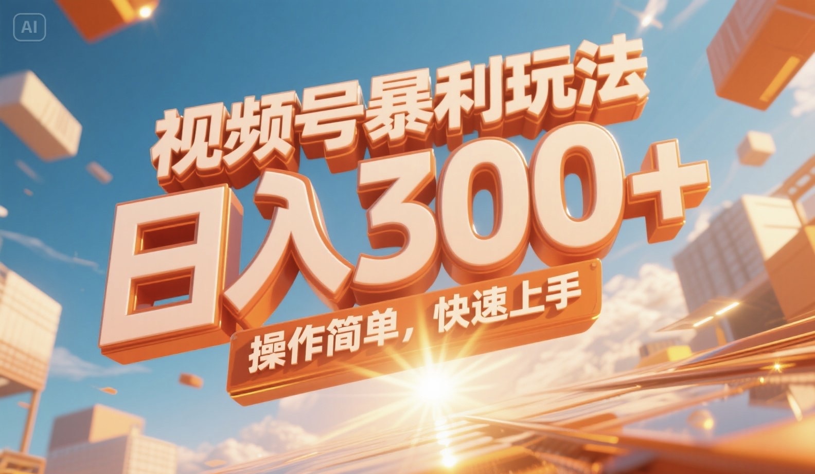 视频号暴利玩法，日入300+，操作简单，快速上手。-财兔窝项目网