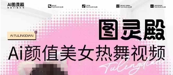 全网首发，原价988图灵殿AI颜值美女热舞视频，云端生图，轻松过原创-财兔窝项目网