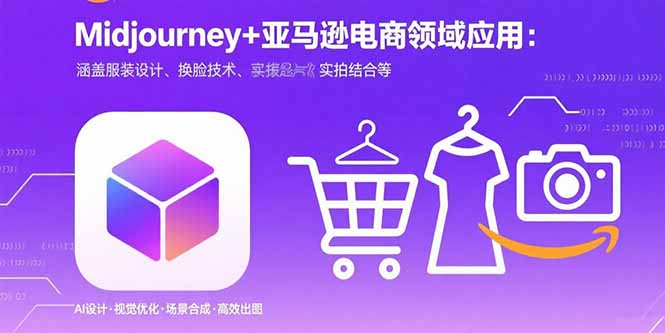 Midjourney+电商领域商业应用：涵盖服装设计、换脸技术、实拍结合等-财兔窝项目网
