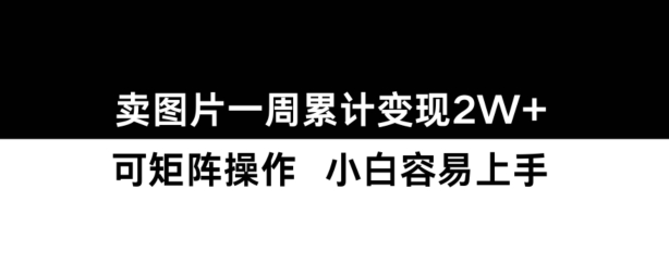 小红书【卖图片】一周累计变现2W+小白易上手-财兔窝项目网
