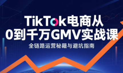 三千老师·TikTok电商从0到千万GMV实战课-财兔窝项目网