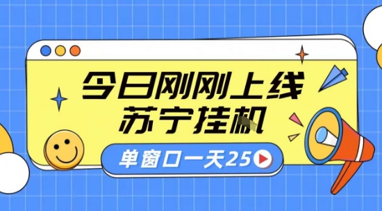 苏宁全自动采集挂G项目 稳定可批量 单窗口收益30+ 附教程【揭秘】-财兔窝项目网