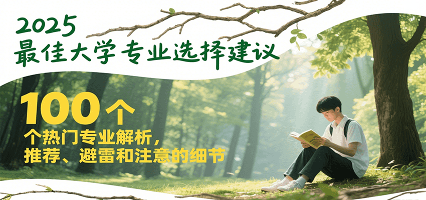 2025最佳大学专业选择建议，100个热门专业解析，推荐、避雷和注意的细节-财兔窝项目网