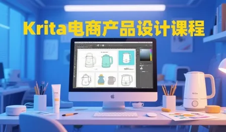 大梦老师·Krita电商产品设计课程-财兔窝项目网