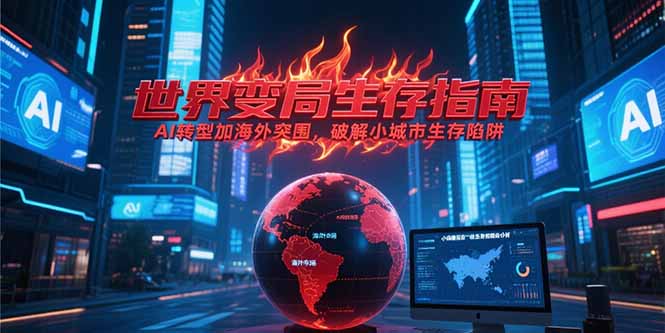 付费文章《世界变局生存指南，AI转型加海外突围，破解小城市生存陷阱》-财兔窝项目网