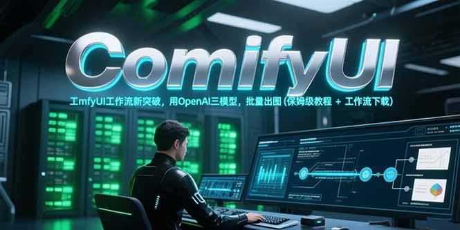 ComfyUI工作流新突破，用OpenAI三模型，批量出图(保姆级教程+工作流下载-财兔窝项目网