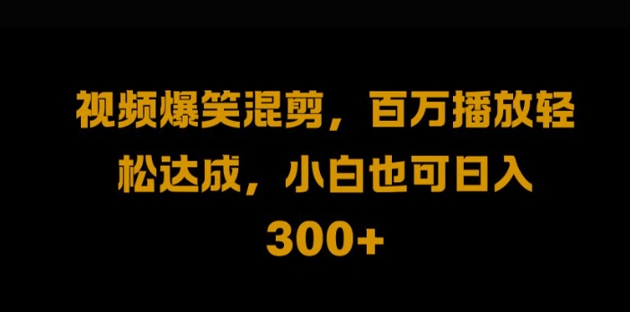 视频号零门槛，爆火视频搬运后二次剪辑，轻松达成日入1k【揭秘】-财兔窝项目网