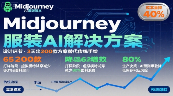 AI在服装领域的运用，使用midjourney做服装辅助企业降低成本-财兔窝项目网