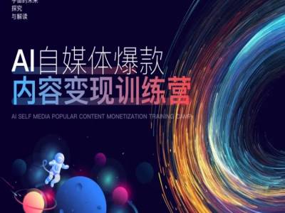AI自媒体爆款内容变现训练营，20%底层逻辑，60%实操方法，20%案例拆解(即学即用)-财兔窝项目网