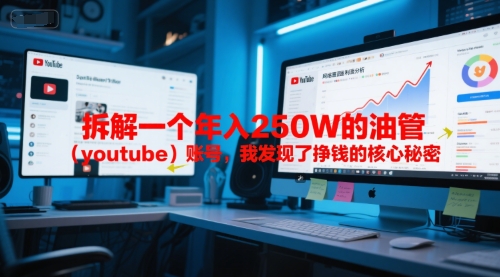 付费文章：拆解一个年入250W的油管(youtube)账号，我发现了挣钱的核心秘密-财兔窝项目网