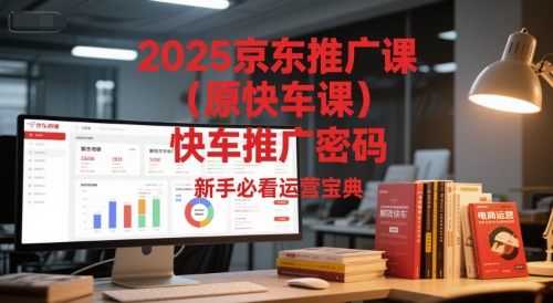 2025京东推广课(原快车课)解锁京东快车推广密码，新手必看运营宝典-财兔窝项目网