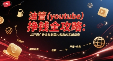 油管(youtube)挣钱全攻略：从开通广告收益到国内收款的实操指南-财兔窝项目网