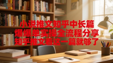 小说推文知乎中长篇爆单实操全流程分享，知乎推文看这一篇就够了-财兔窝项目网