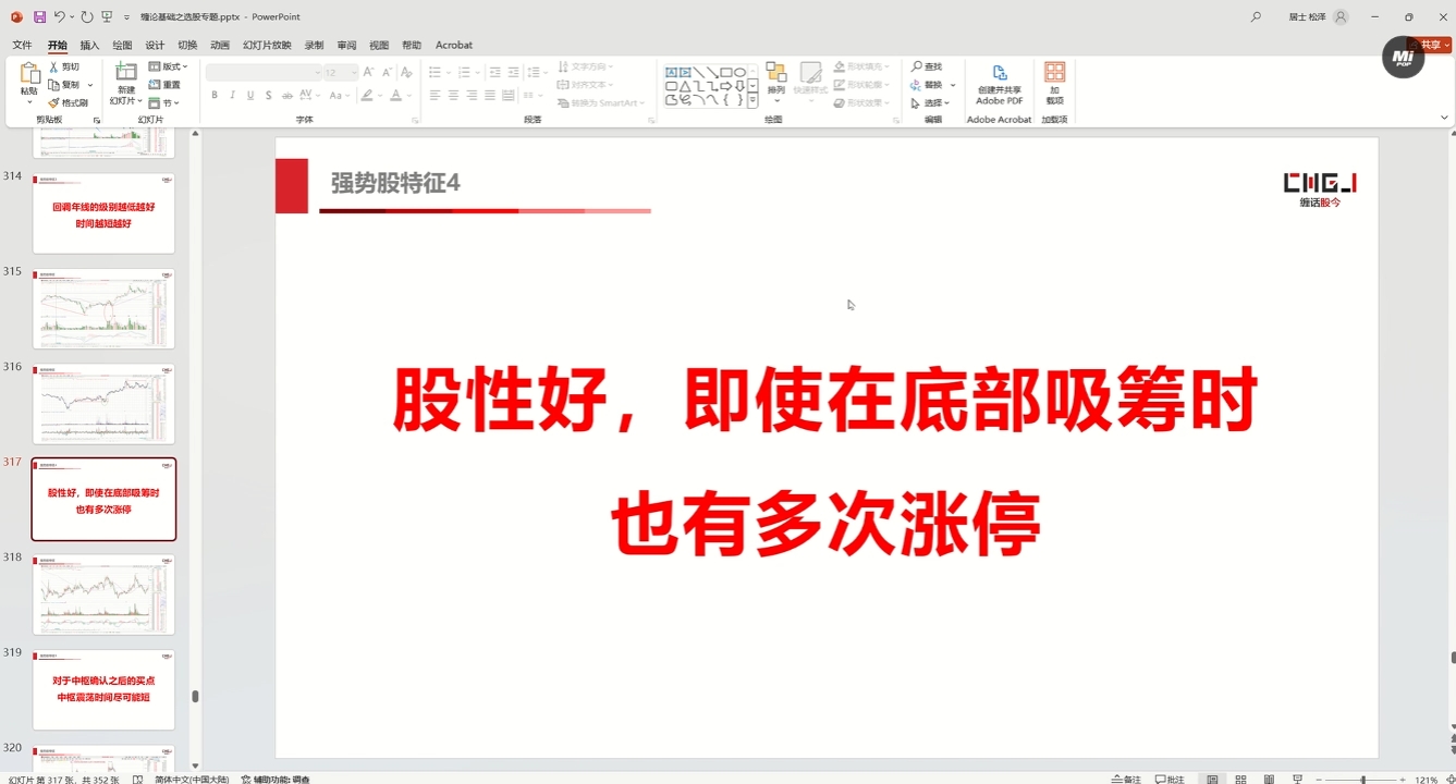 缠话股今·缠论基础之选股专题-财兔窝项目网