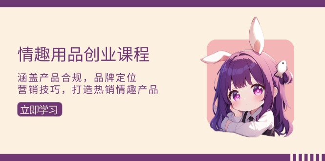 情趣用品创业课程：涵盖产品合规，品牌定位，营销技巧，打造热销情趣产品-财兔窝项目网
