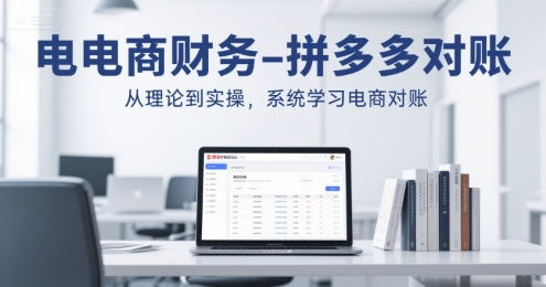 电商财务-拼多多对账，从理论到实操，系统学习电商对账-财兔窝项目网