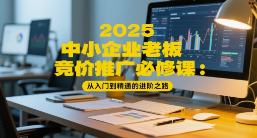 2025中小企业老板竞价推广必修课：从入门到精通的进阶之路-财兔窝项目网
