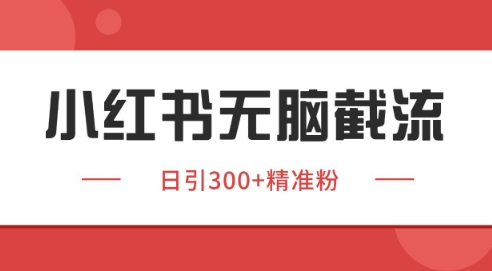 小红书截流同行客源，独家野路子获客玩法 日引200+暴力获客【揭秘】-财兔窝项目网