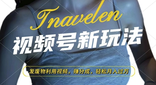 视频号新玩法，废物利用视频，撸分成收益，轻松月入过W【揭秘】-财兔窝项目网