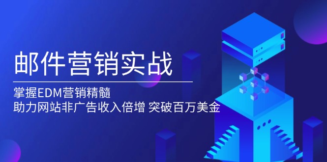 邮件营销实战，掌握EDM营销精髓，助力网站非广告收入倍增，突破百万美金-财兔窝项目网