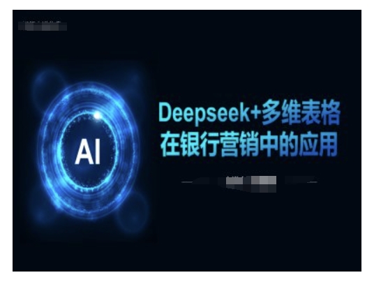 Deepseek+多维表格在银行营销场景中的应用-财兔窝项目网