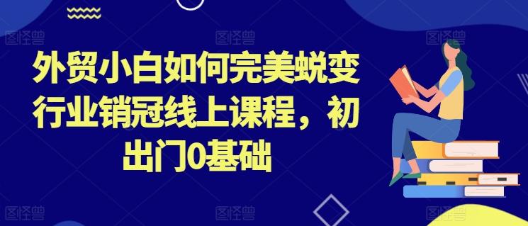 外贸小白如何完美蜕变行业销冠线上课程，初出门0基础-财兔窝项目网