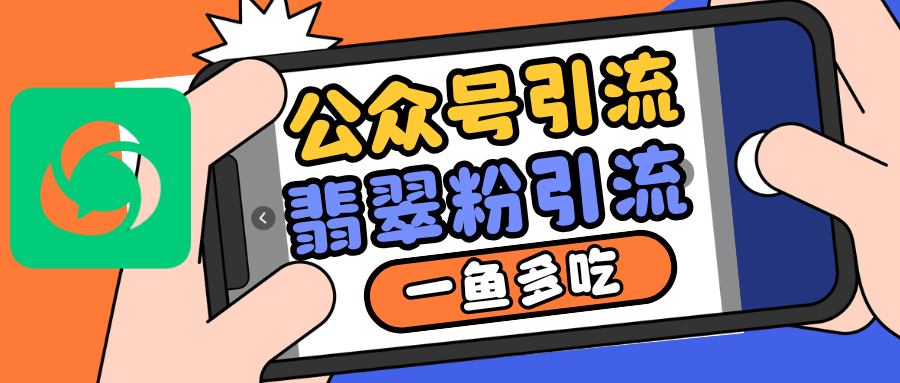 公众号低成本引流翡翠粉，高客单价，大力出奇迹一鱼多吃-财兔窝项目网