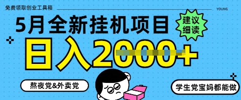 5月最新挂G项目8.0玩法，纯手机操作，稳稳日入1k+【揭秘】-财兔窝项目网